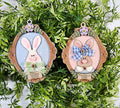 Framed Easter Bunny Basket Tags
